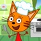 Welcome to the "Cooking Show" with the characters of the "Kid-E-Cats" cartoon