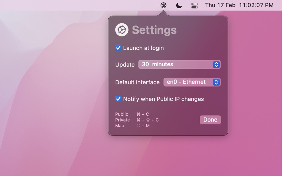 #2. Simply IP - Show my IP (macOS) 由: Giovanny Aranda