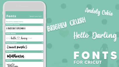 Fonts for Cricut screenshot n.1