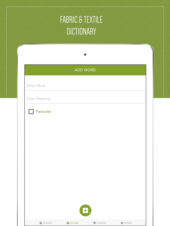 Fabric & Textile Dictionary iPad screenshot