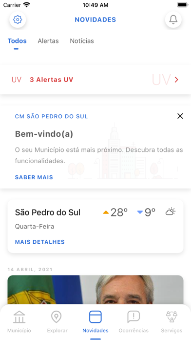 São Pedro do Sul Município Screenshot