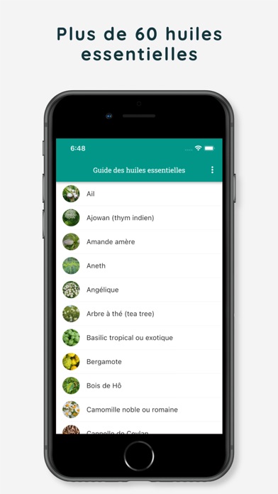 Screenshot #2 pour Huiles essentielles