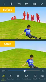 How to cancel & delete photo retouch-object removal 2