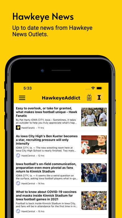 HawkeyeAddict Screenshot