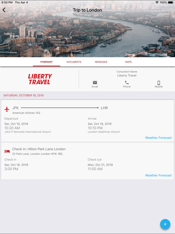 Screenshot #4 pour Liberty Travel Go