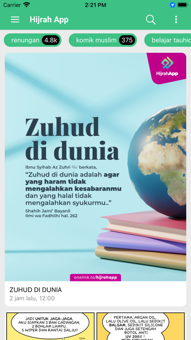 HijrahApp - Dakwah Sunnah Screenshot