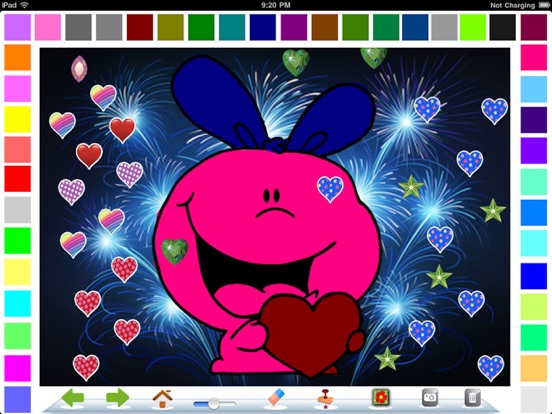 Screenshot #5 pour A Valentine's Day Coloring App