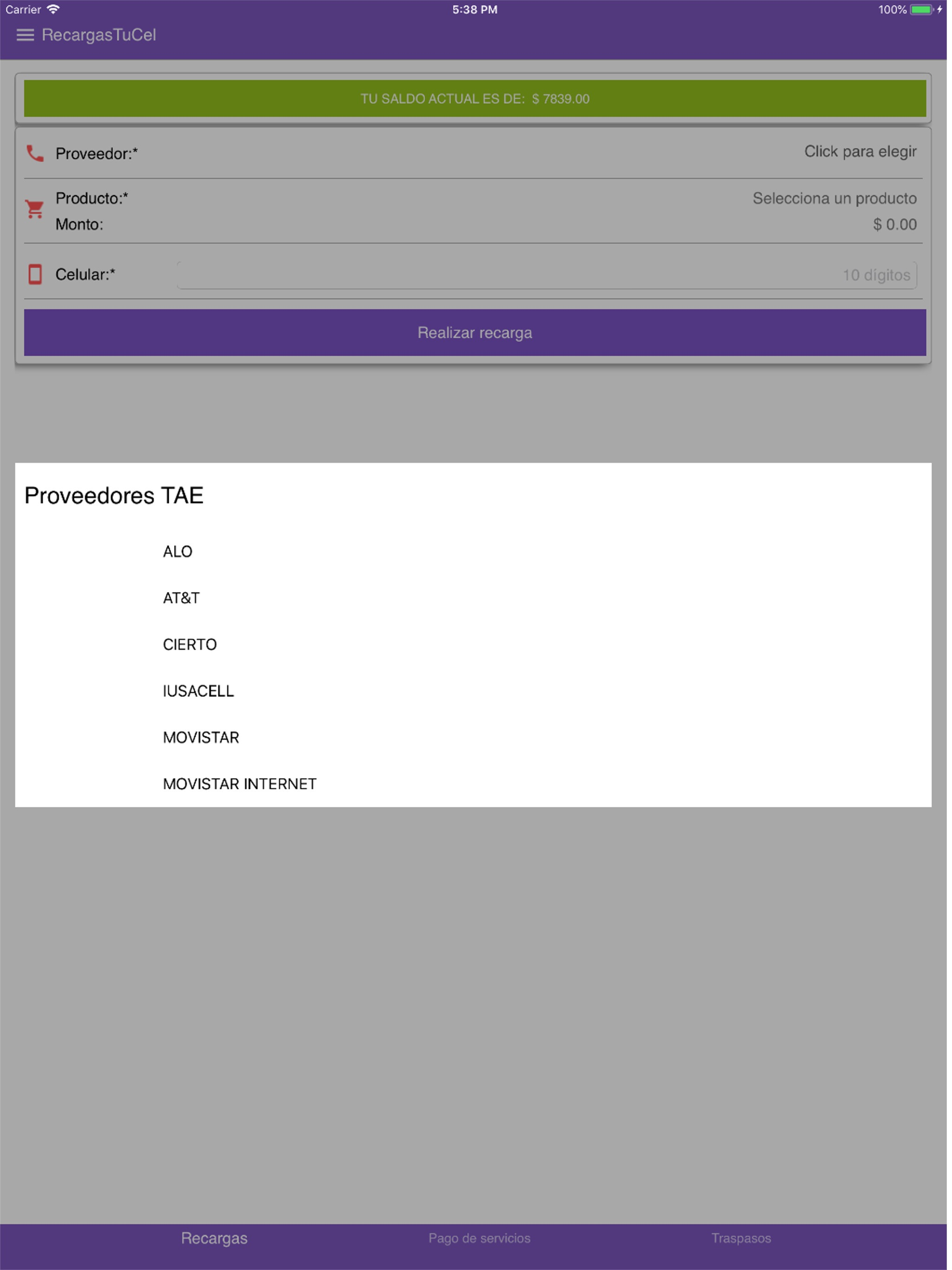 RecargasTuCell screenshot 14
