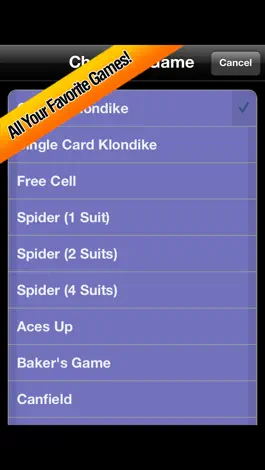 Game screenshot Solitaire Favorites apk