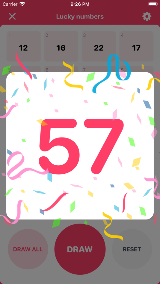 #2. Lucky Draw - Random Picker (iOS) 由: Chia-Chun Hsieh