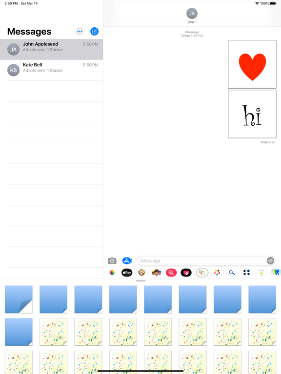 Screenshot #4 for reveal message stickers