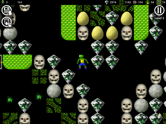 Repton 2 iPad screenshot