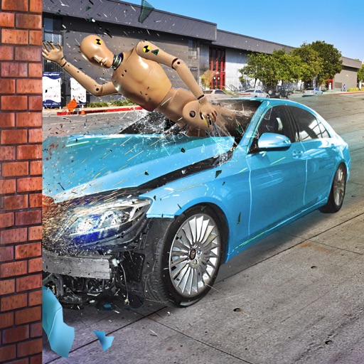 Car Crash Test Simulator 3D Icon
