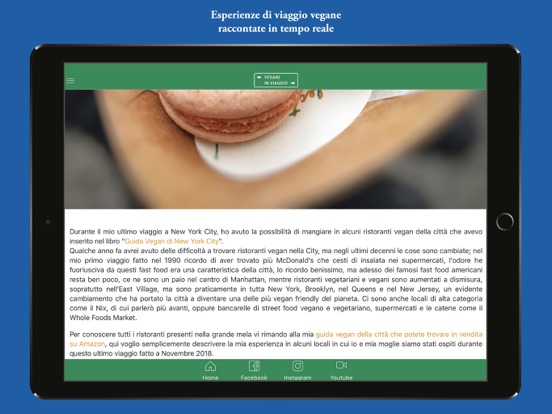 Vegani in Viaggio iPad screenshot 4 - Travel app
