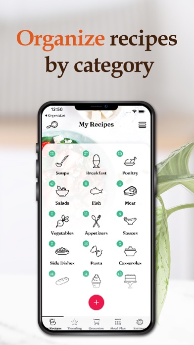 Recipe Keeper & Grocery List Screenshot