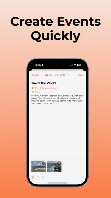 Flow: Trip & Travel Tracker Screenshot
