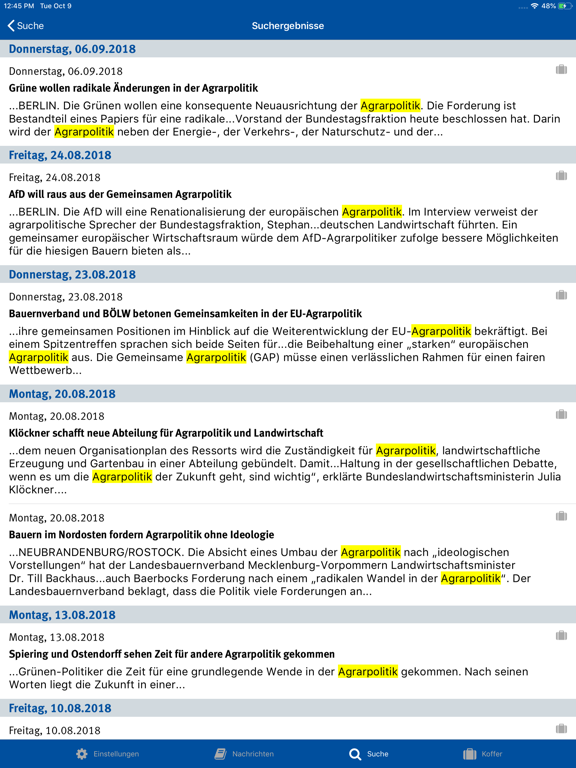 Screenshot #6 pour Agra-Europe (AgE)