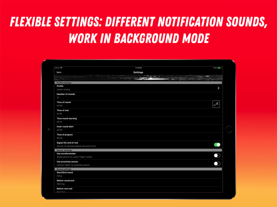 Boxing Timer Prof screenshot 2