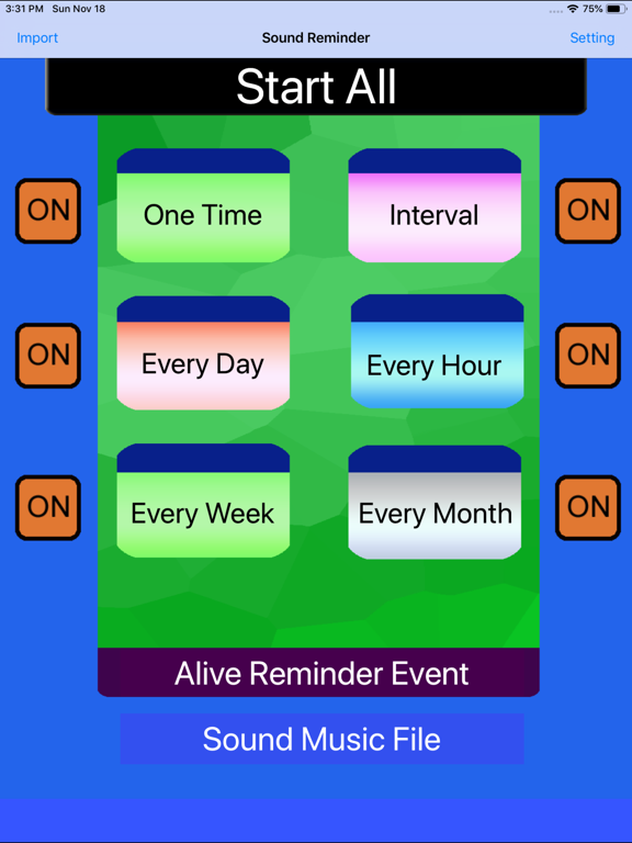 Screenshot #4 pour Sound Reminder Lite
