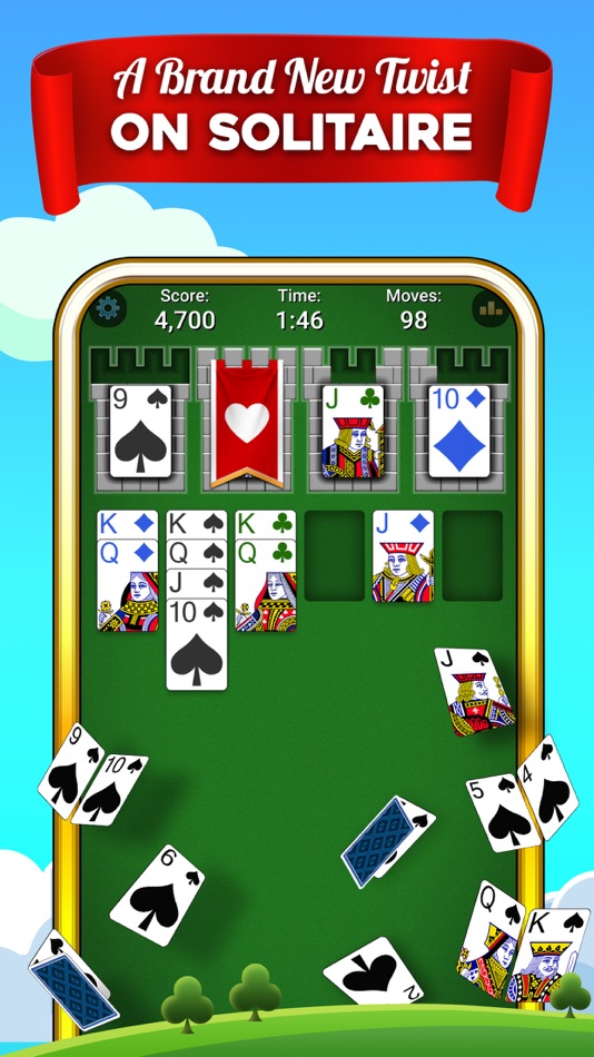 #1. Castle Solitaire: Card Game (iOS) 由: MobilityWare