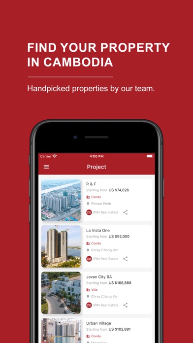 IPIN Real Estate Screenshot