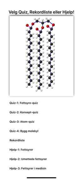 Game screenshot Fettsyrer apk