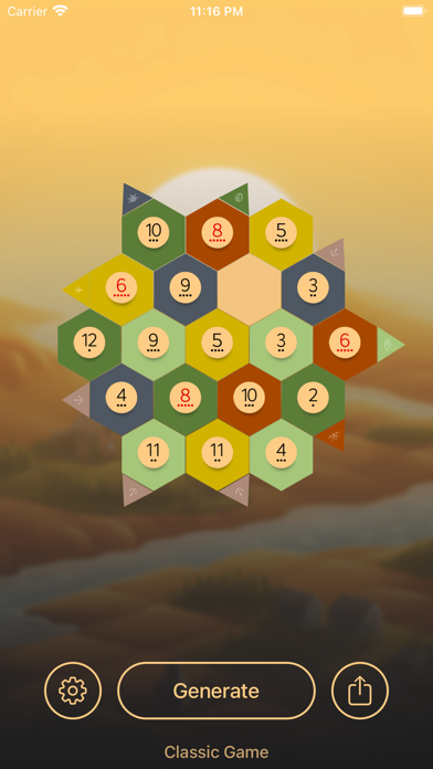 Catanous - Catan Map Generator Screenshot