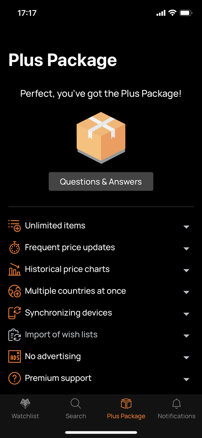 Dexter Price Alert for Amazon