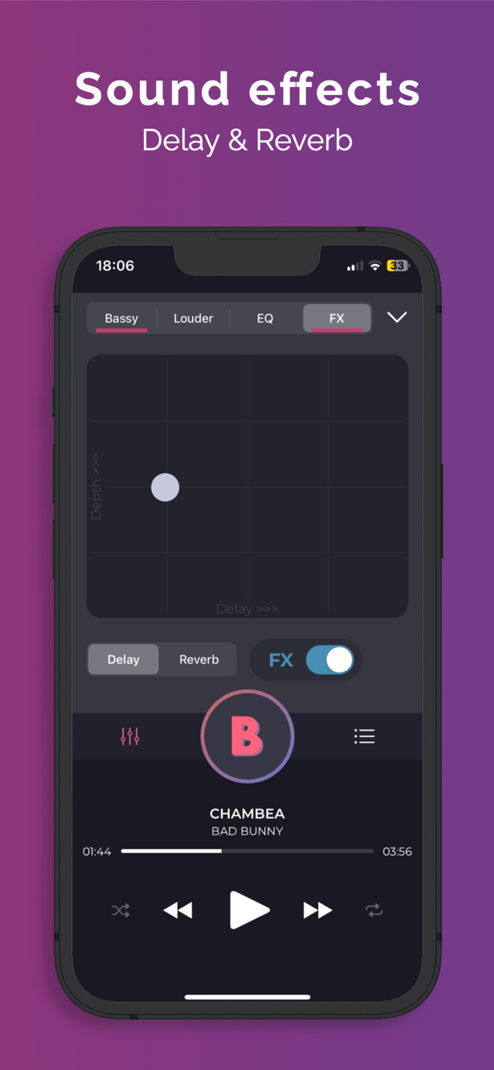BASSY volume and bass booster