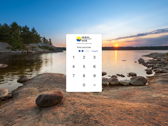 Huron Community Bank iPad screenshot 2 - Finance app