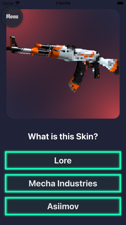 #3. CS:GO Quiz Trivia (iOS) By: Dmitry Koliush