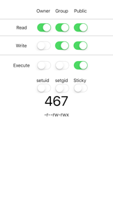 Chmod Calculator screenshot