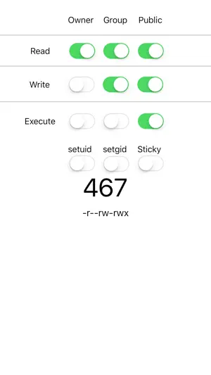 Chmod Calculator screenshot 4