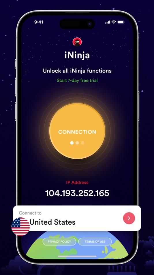 #2. VPN iNinja - Fast & Unlimited (iOS) 由: iNinja VPN
