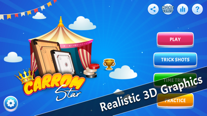 Carrom - 3D Carrom Super Star Screenshot