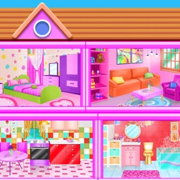 Doll House dress up Girl home