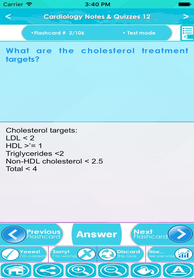 Cardiology Review Quiz & Notes screenshot 4