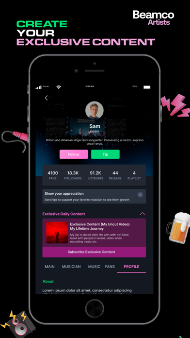 Beamco for Artists Screenshot
