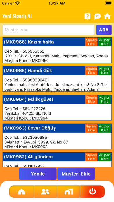 UstaPOS Halı Yıkama Otomasyonu Screenshot