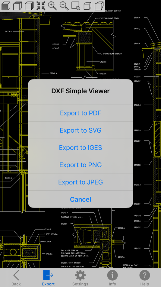 #2. DXF Simple Viewer (iOS) By: Victor Bovio