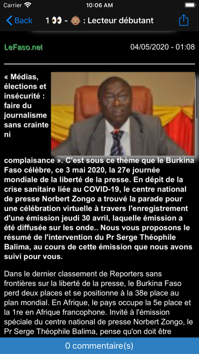 Burkina: Actu du Faso, Afrique Screenshot