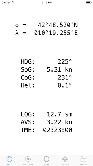 Screenshot von Helmsman's Kit auf dem iPhone 1