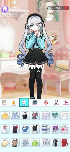 Game screenshot Аниме Одеваться Вверх Игры mod apk