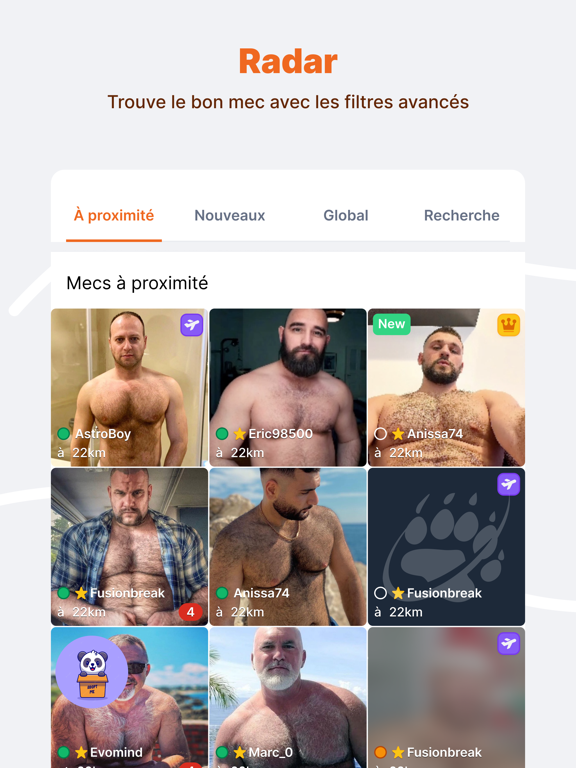 Screenshot #4 pour BEARWWW - Appli de Chat Gay