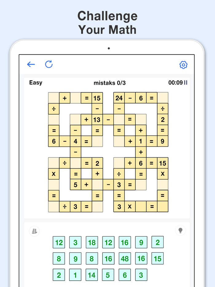 Math Cross - Math Puzzle Games