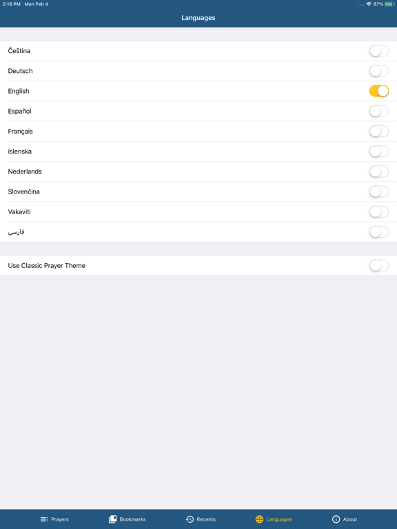 Prayer Book iPad screenshot 5 - Reference app