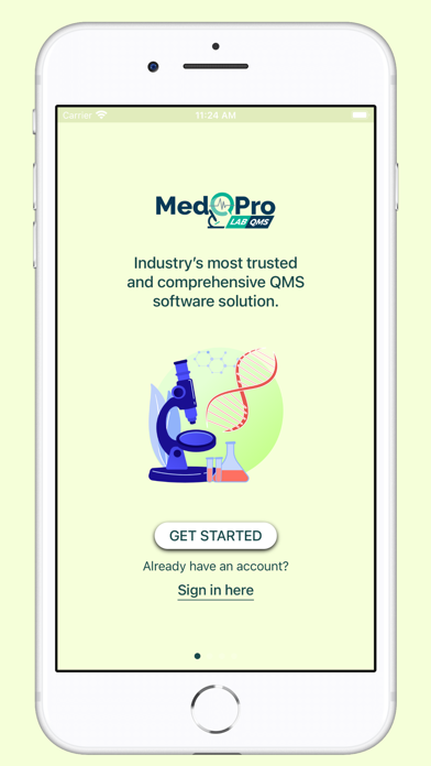 MedQPro LQMS Screenshot