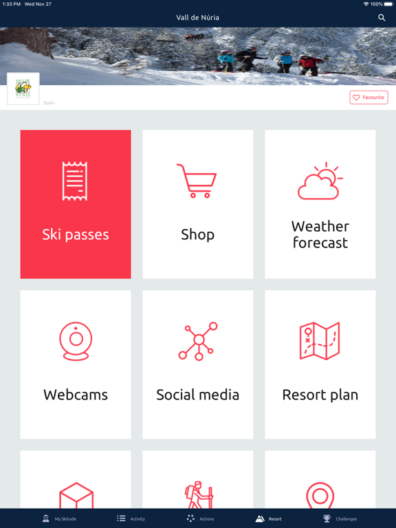 Skitude: The ski community iPad screenshot 3 - Sports app