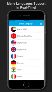 realtime speech translator pro iphone screenshot 3