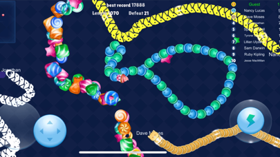 Snake Slither: Rivals io Game Screenshot